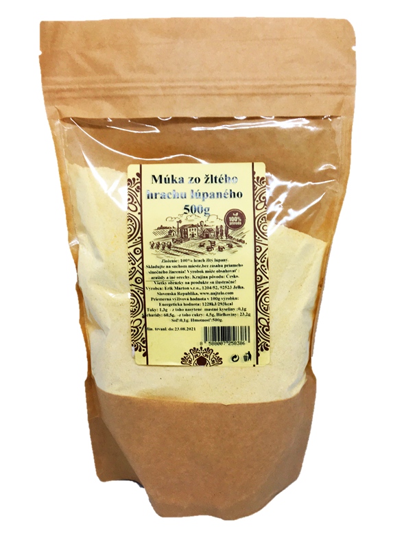 E-shop Najtelo Múka zo žltého hrachu lúpaného 500g