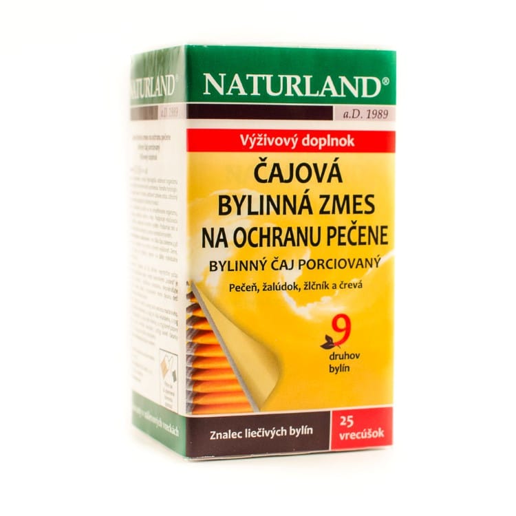 E-shop NATURLAND Čajová bylinná zmes na ochranu pečene 37,5g