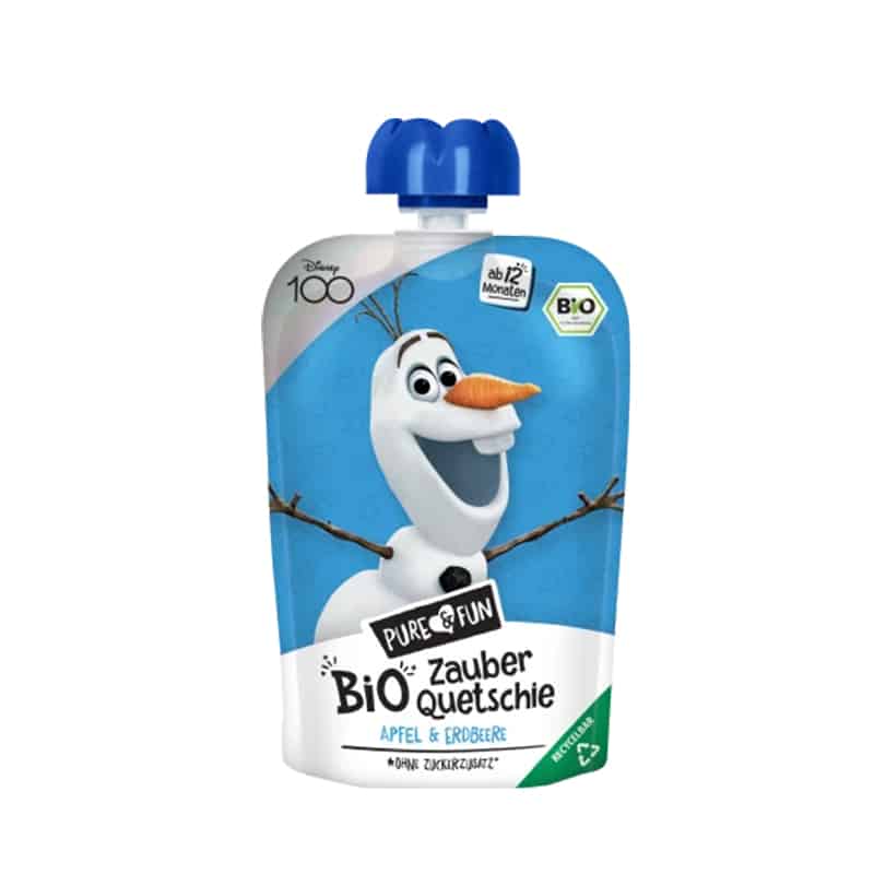E-shop PURE FUN Bio ovocná kapsička jablko a jahoda 100 ml