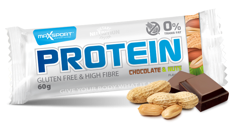 E-shop Maxsport Protein bar 50g - Čokoládovo-oriešková príchuť