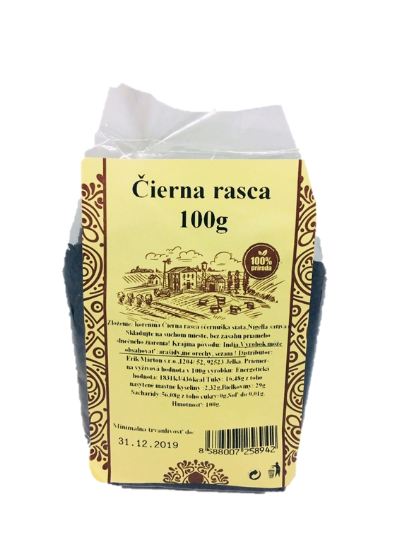 E-shop Najtelo Nigella čierna rasca 100 g