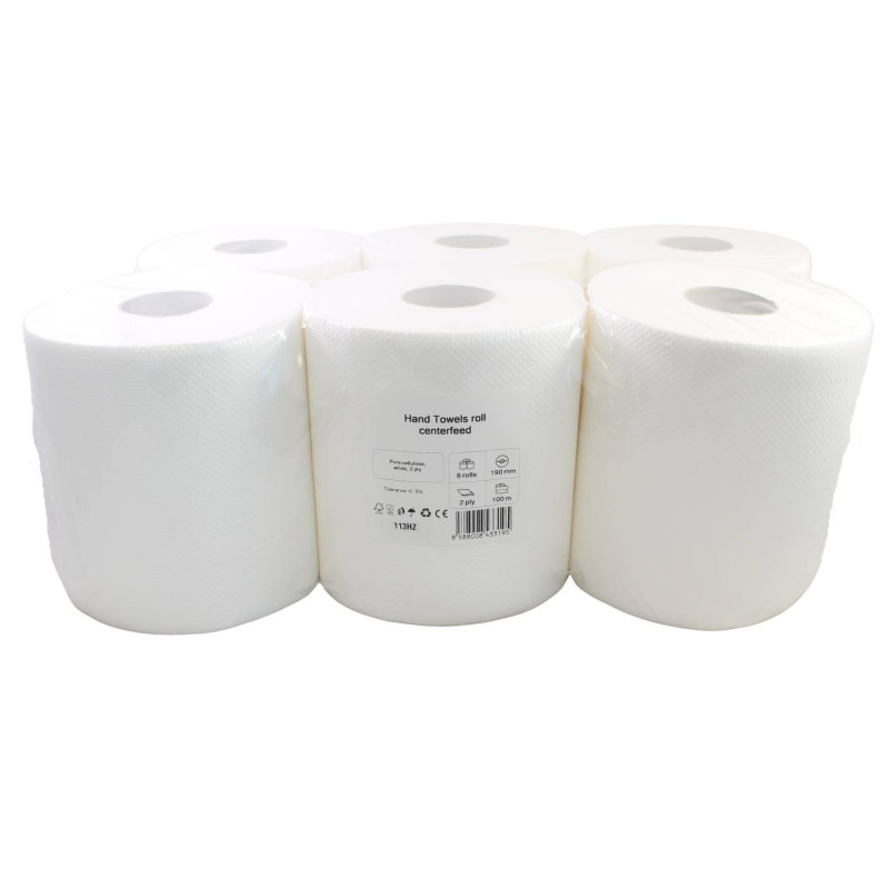 E-shop Papierové utierky PREMIUM rolované HRUBŠIE a PERFOROVANÉ MAXI s Ø 19 CM, 100 M