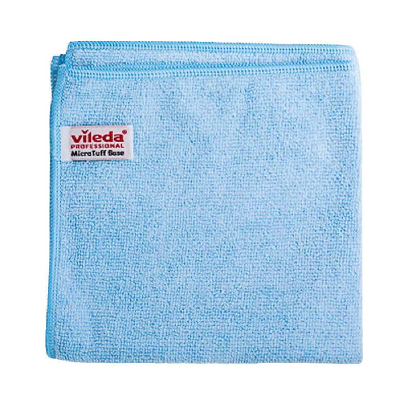 E-shop Vileda MicroTuff Base tkaná utierka z mikrovláknová modrá 36 x 36 cm – 5ks