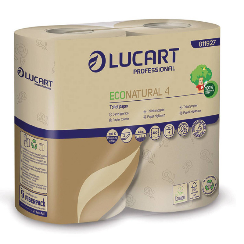 E-shop Toaletný papier LUCART ECO NATURAL – 4ks