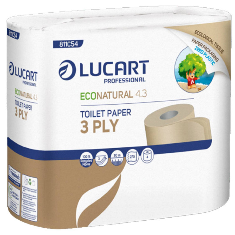 E-shop Toaletný papier LUCART  ECO NATURAL PREMIUM – 4ks