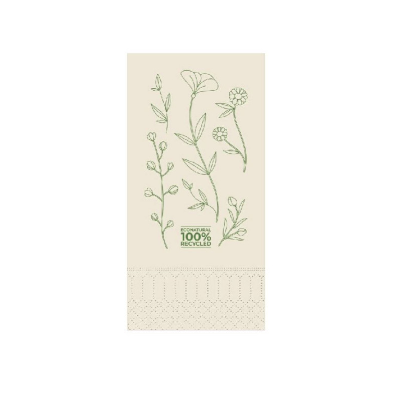 E-shop Servítky LUCART FATO ECO NATURAL FLORA, 1/8-fold, 2vrst. – 50ks