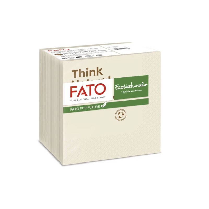 E-shop Servítky koktejlové LUCART FATO ECO NATURAL THINK, 2vrst. – 100ks