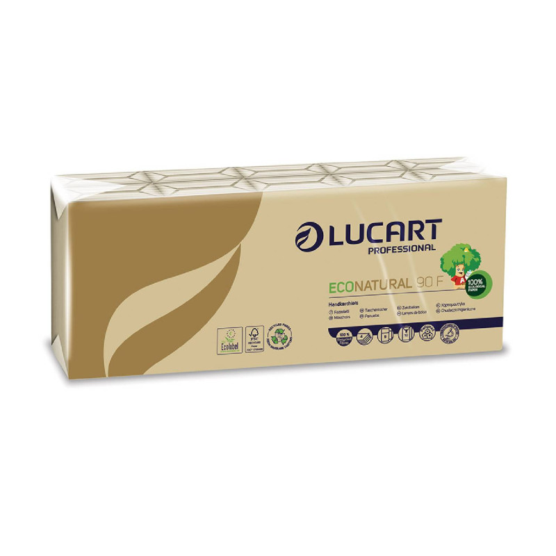 E-shop Hygienické vreckovky LUCART ECO NATURAL 90F