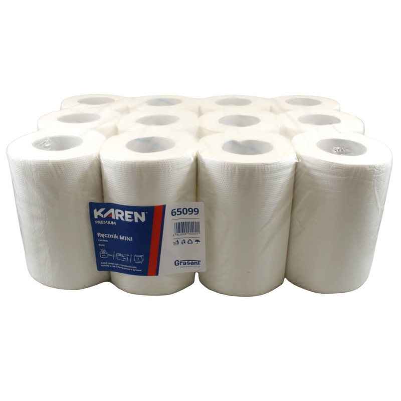 E-shop Papierová utierka KAREN 14 cm, 50m, 2 vrst. bal.12ks
