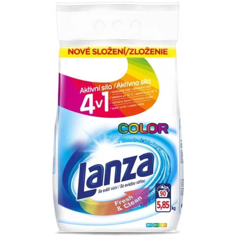 E-shop LANZA Fresh Clean Color 5,85 kg (90 praní)