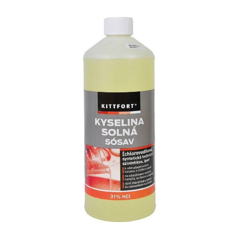 E-shop KITTFORT Kyselina soľná - chlorovodíková 31% 1L