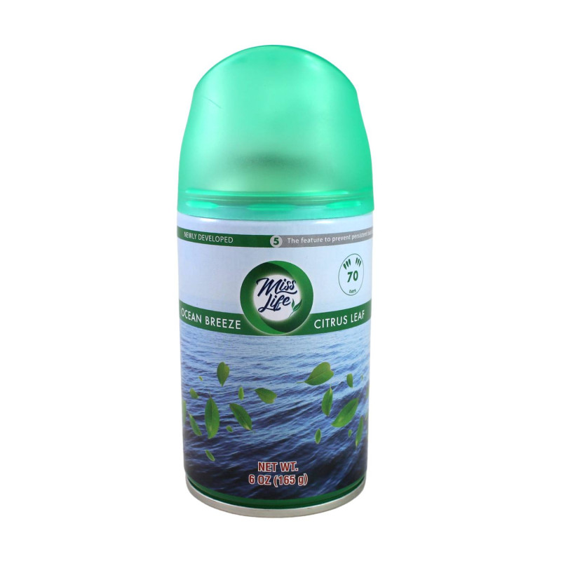 E-shop Miss Life náhrada do osviežovača 250ml Ocean Breeze Citrus Leaf