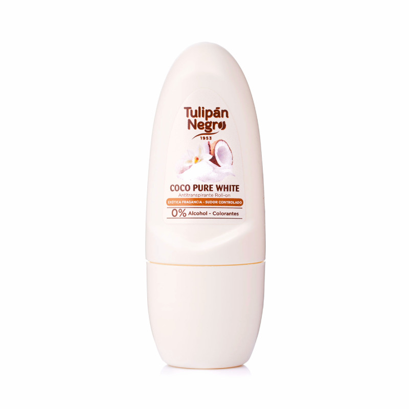 E-shop Tulipán Negro Deo Roll On Coco Pure White 50ml