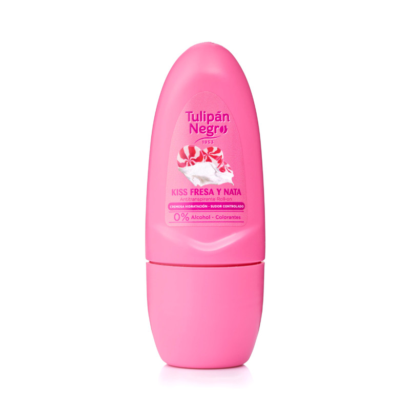 E-shop Tulipán Negro Deo Roll On Kiss Fresa Y Nata 50ml