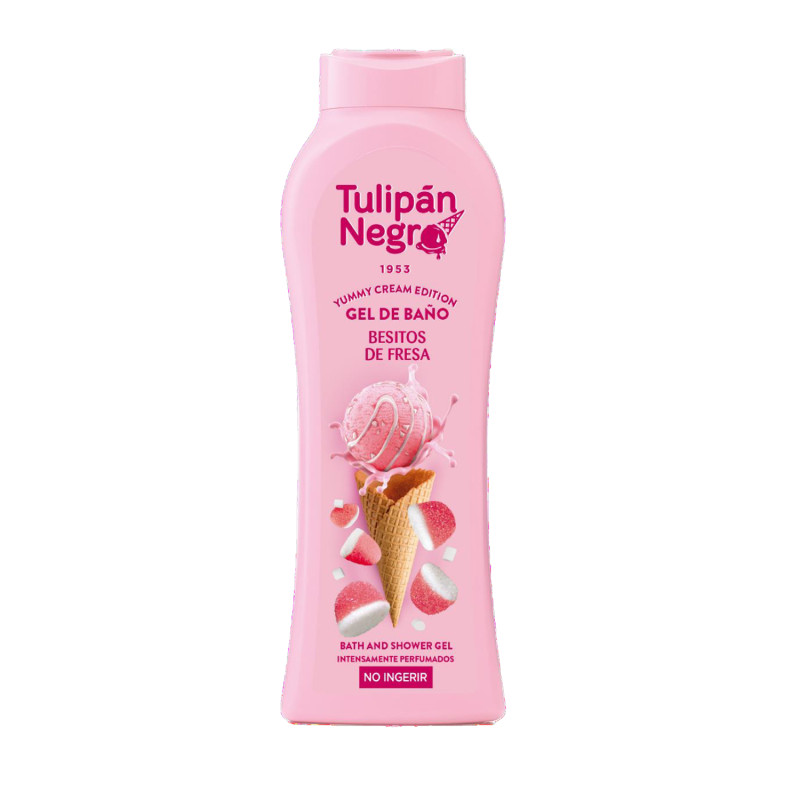 E-shop Tulipán Negro sprchový gél Besitos de Fresa 650ml