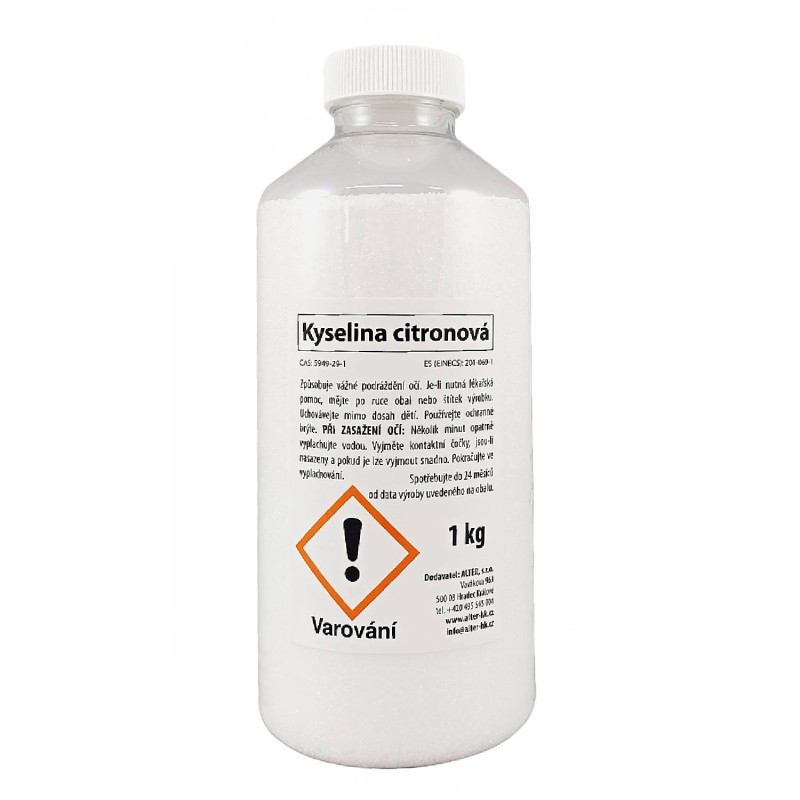 E-shop KYSELINA CITRÓNOVÁ 1kg