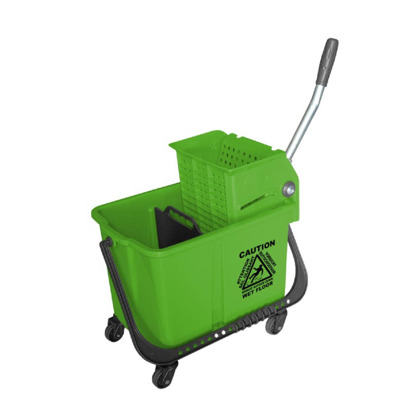 E-shop Upratovací vozík PROFI zelený 20 L, žmýkač