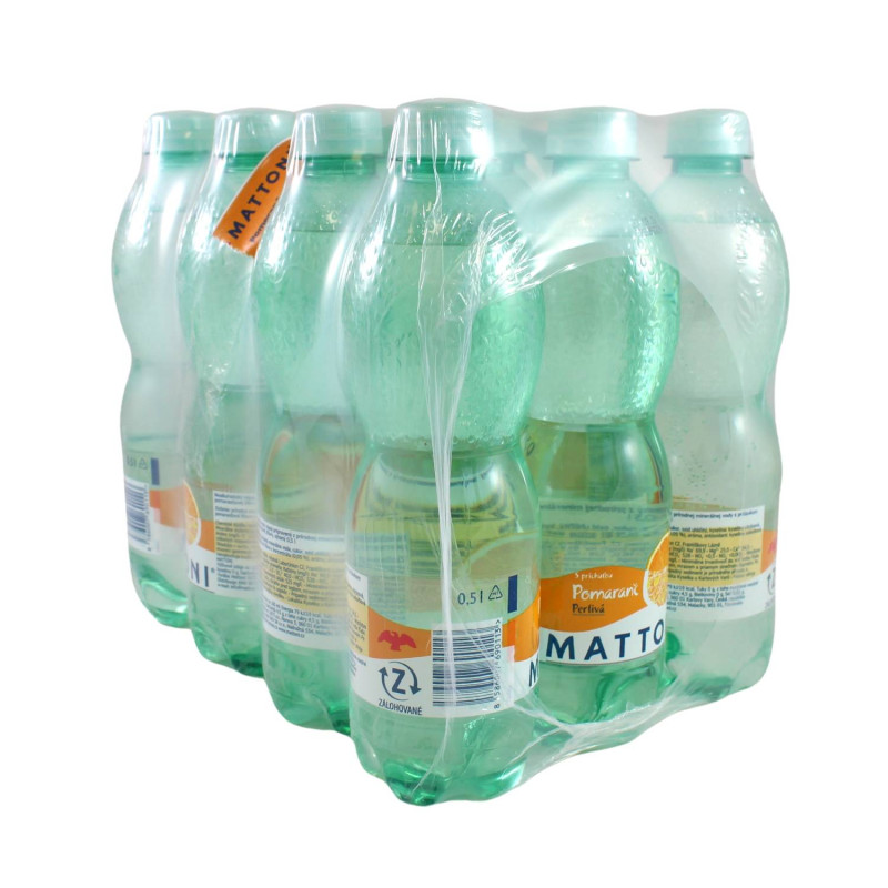 E-shop Mattoni minerálna voda pomaranč 12 x 0,5 l
