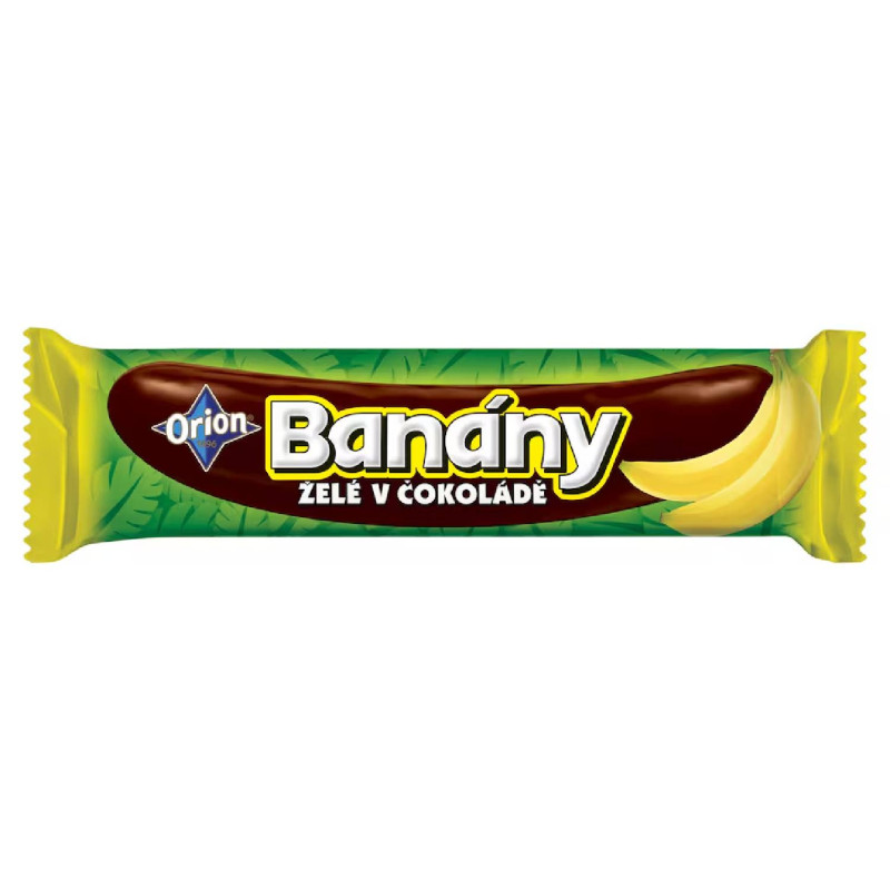 E-shop ORION BANÁNY želé v čokoláde 45 g
