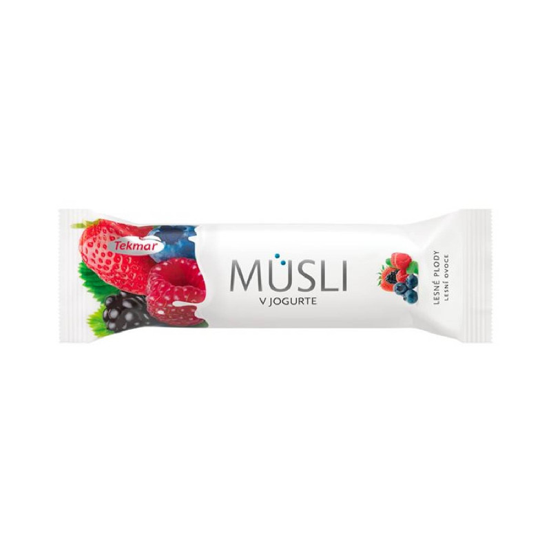 E-shop Tekmar Müsli tyčinka v jogurte - lesné ovocie 30g