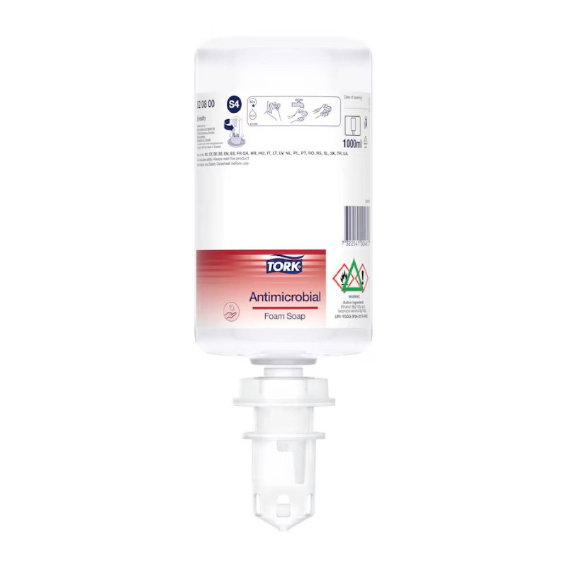 E-shop Tork antimikrobiálne penové mydlo S4 – 1000 ml