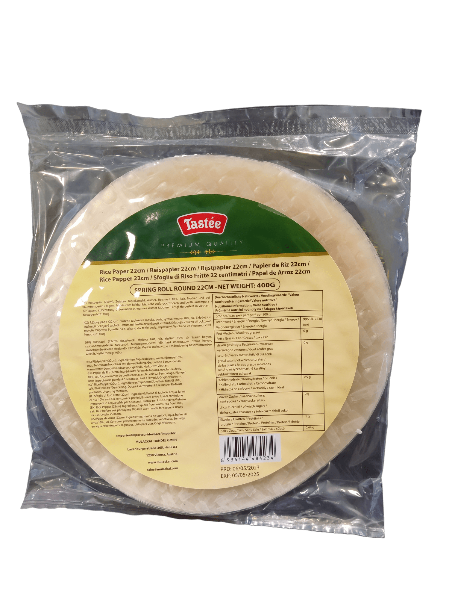 E-shop Tastée ryžový papier 22cm 400g (cca 44ks)