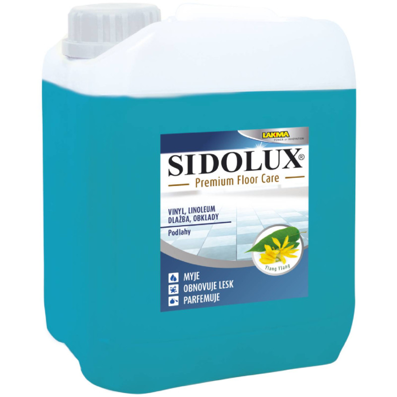 E-shop SIDOLUX PREMIUM FLOOR CARE na vinyl, dlažbu, linoleá - Ylang Ylang 5L