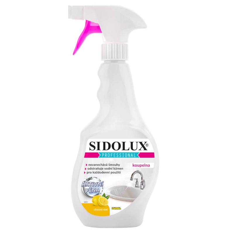 E-shop SIDOLUX PROFESSIONAL na kúpeľne - aktívna pena 500ml