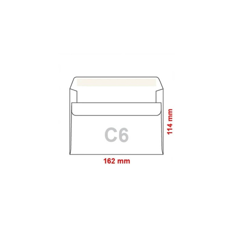 E-shop Obálky C6 samolepiace - 1000 ks