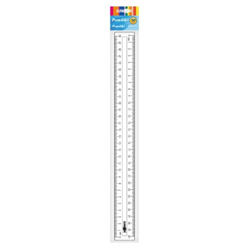 E-shop Pravítko 30 cm, transparentné