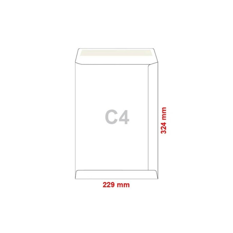 E-shop Obálky C4 tašky ofset, samolepiace - 25 ks