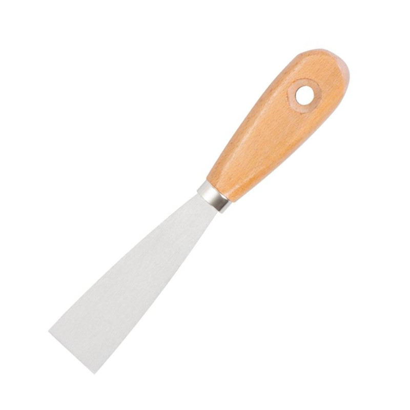 E-shop Stierka špachtľa Strend Pro S1605, 30 mm, oceľ, drevená rúčka