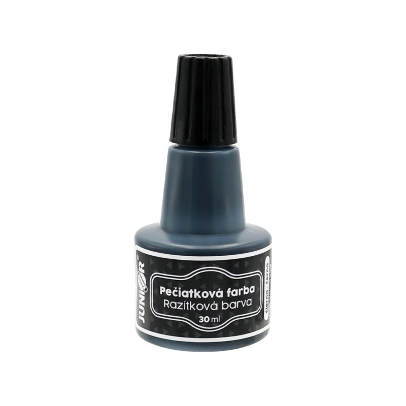 E-shop Pečiatková farba olejová JUNIOR 30 ml - čierna