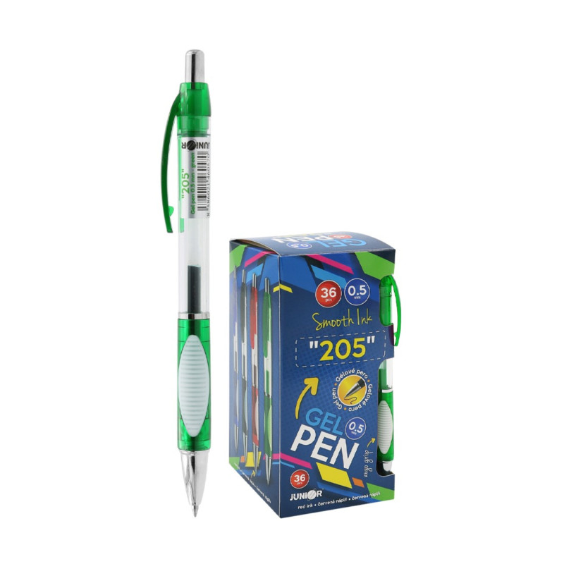 E-shop Pero gélové JUNIOR 205 - 0,5 mm- zelené