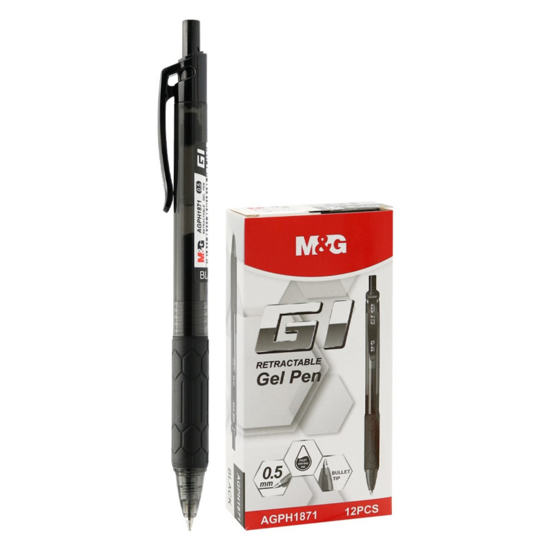 E-shop Pero gélové M G1 (0,5 mm) - čierna náplň