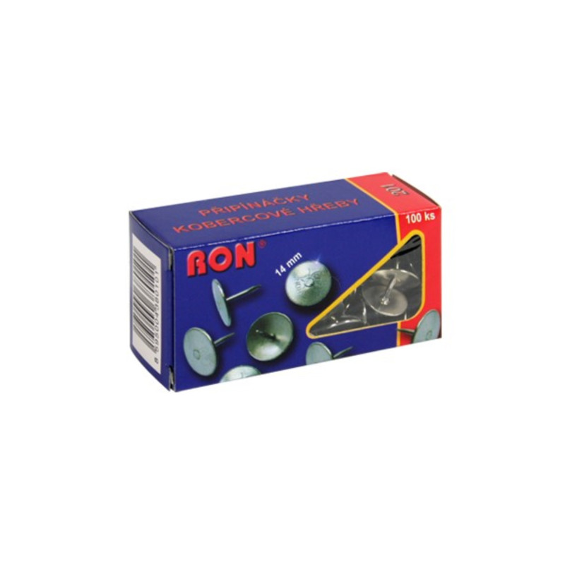 E-shop Pripináčiky kobercové RON 201, 14 mm - 100 ks
