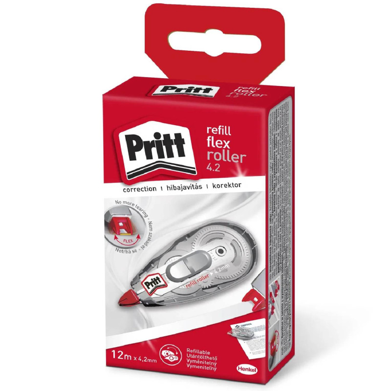 E-shop Korekčný roller PRITT Flex 4,2 mm x 12 m s vymeniteľnou náplňou