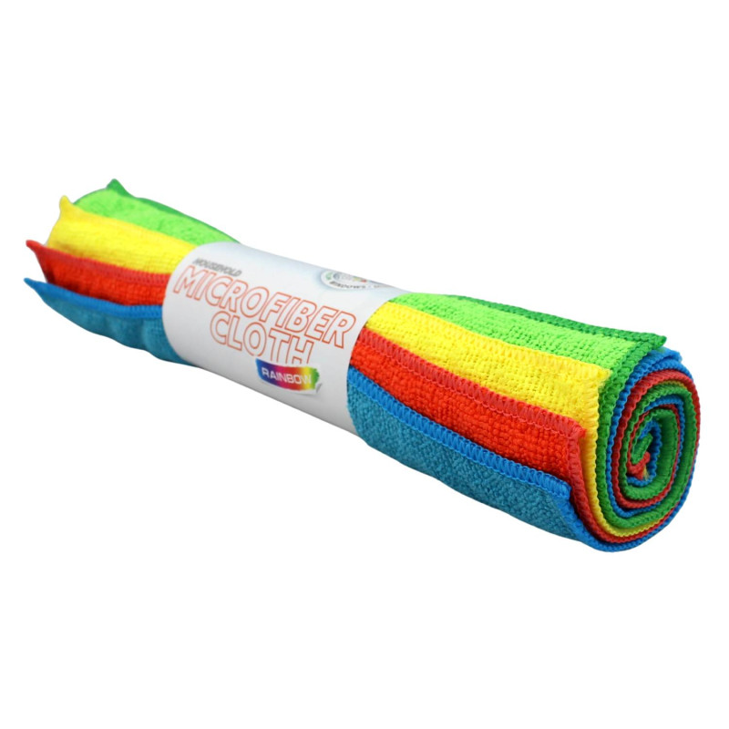 E-shop Utierky z mikrovlákna RAINBOW 30x30cm mix farieb - 5ks