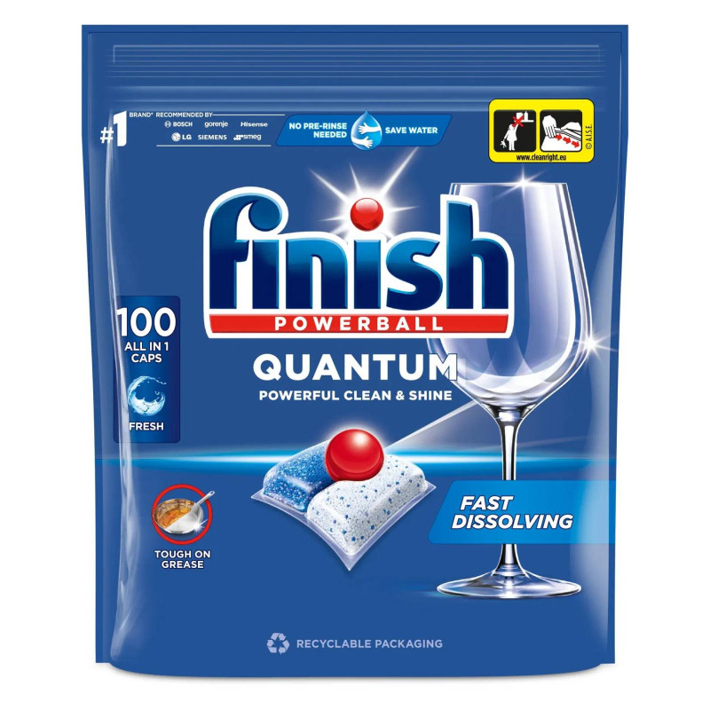 E-shop Finish Quantum All In One kapsule do umývačky riadu 100 ks